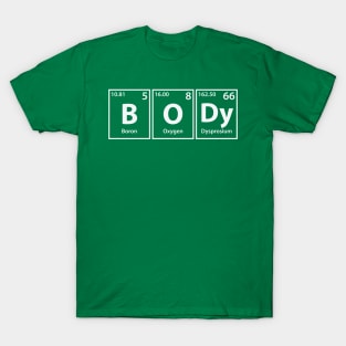 Body (B-O-Dy) Periodic Elements Spelling T-Shirt